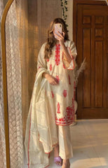 KHADDI NET STICHED 2PCS
