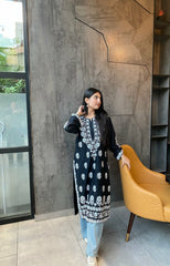 Emily Long Kurti – Foam Print