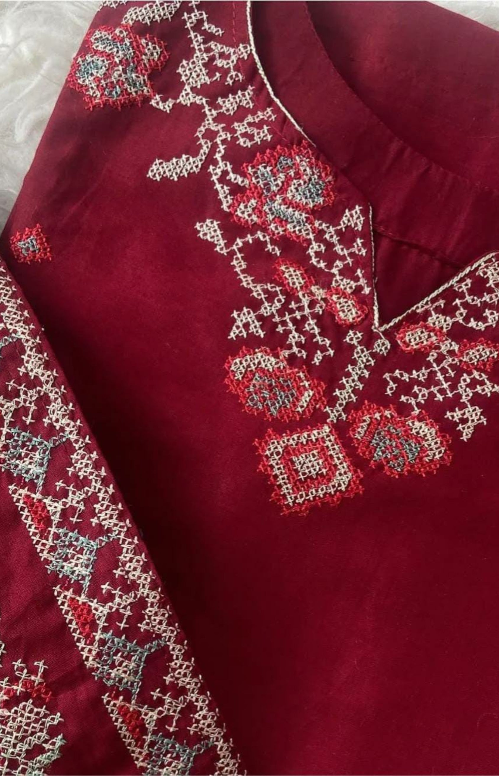 Gulnaz Embroidery 2-Piece – Elegant Cotton Set