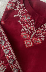 Gulnaz Embroidery 2-Piece – Elegant Cotton Set