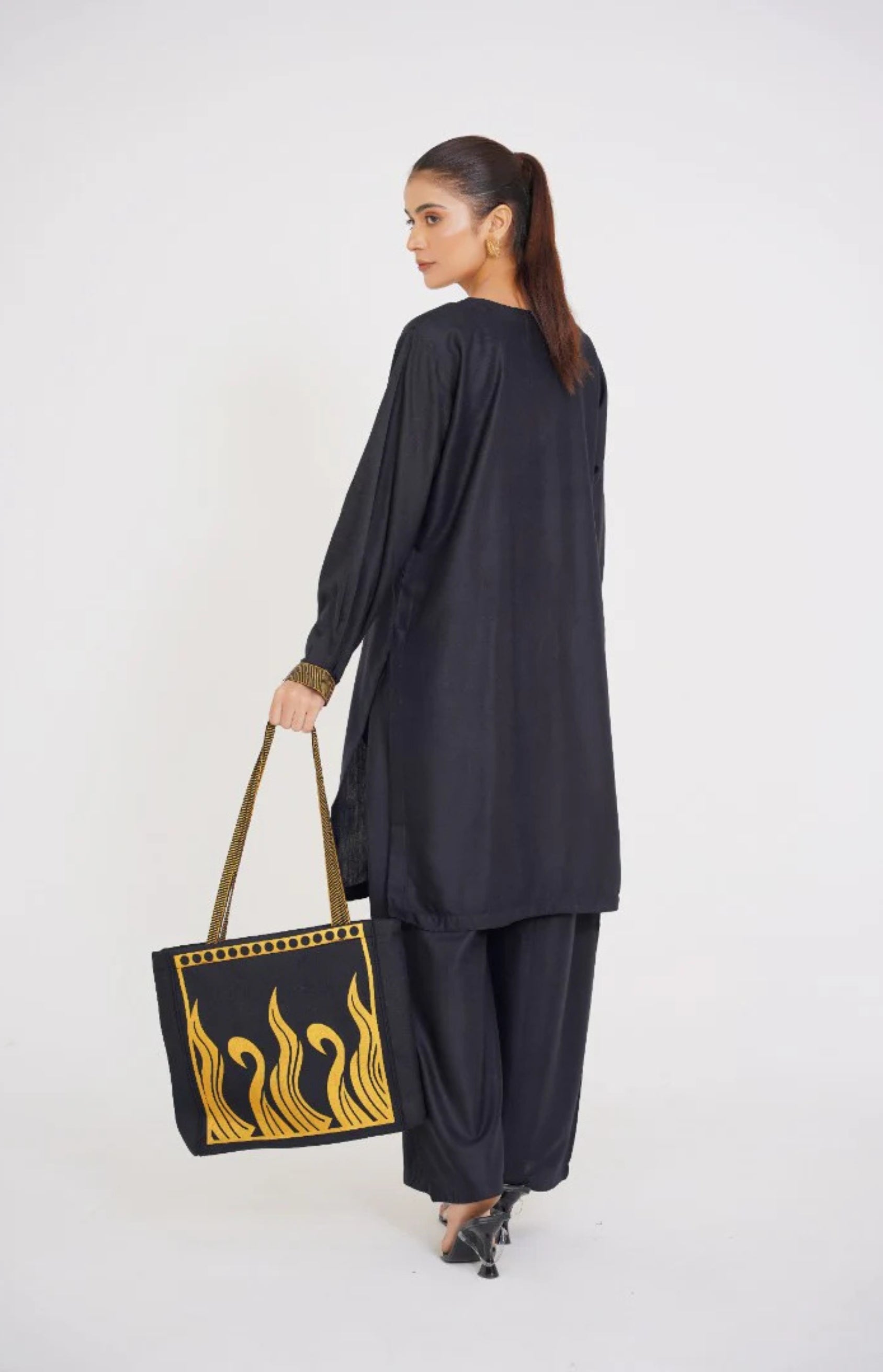 Petal Bag - 3pc - Black