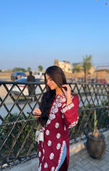 Emily Long Kurti – Foam Print