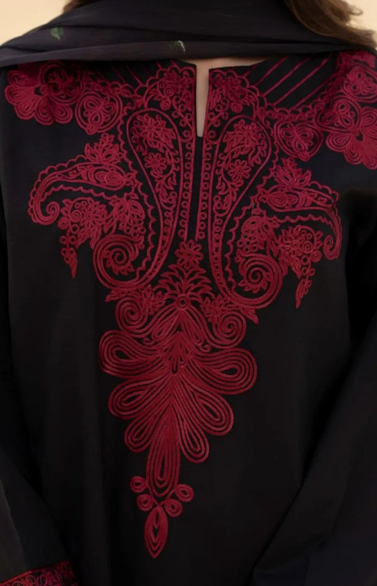 Luxury Embroidered 3-Piece Suit