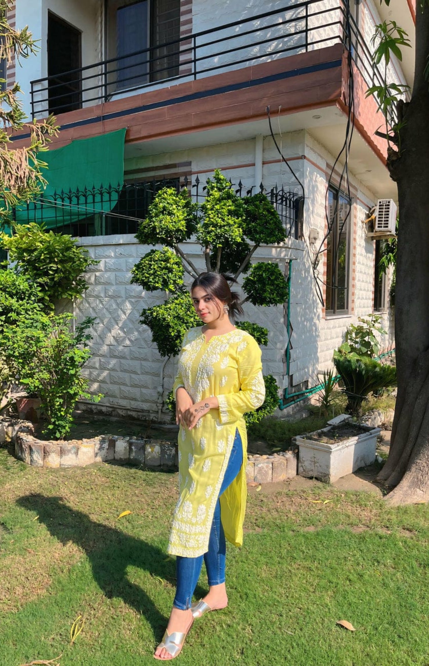 Emily Long Kurti – Foam Print