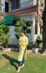 Emily Long Kurti – Foam Print