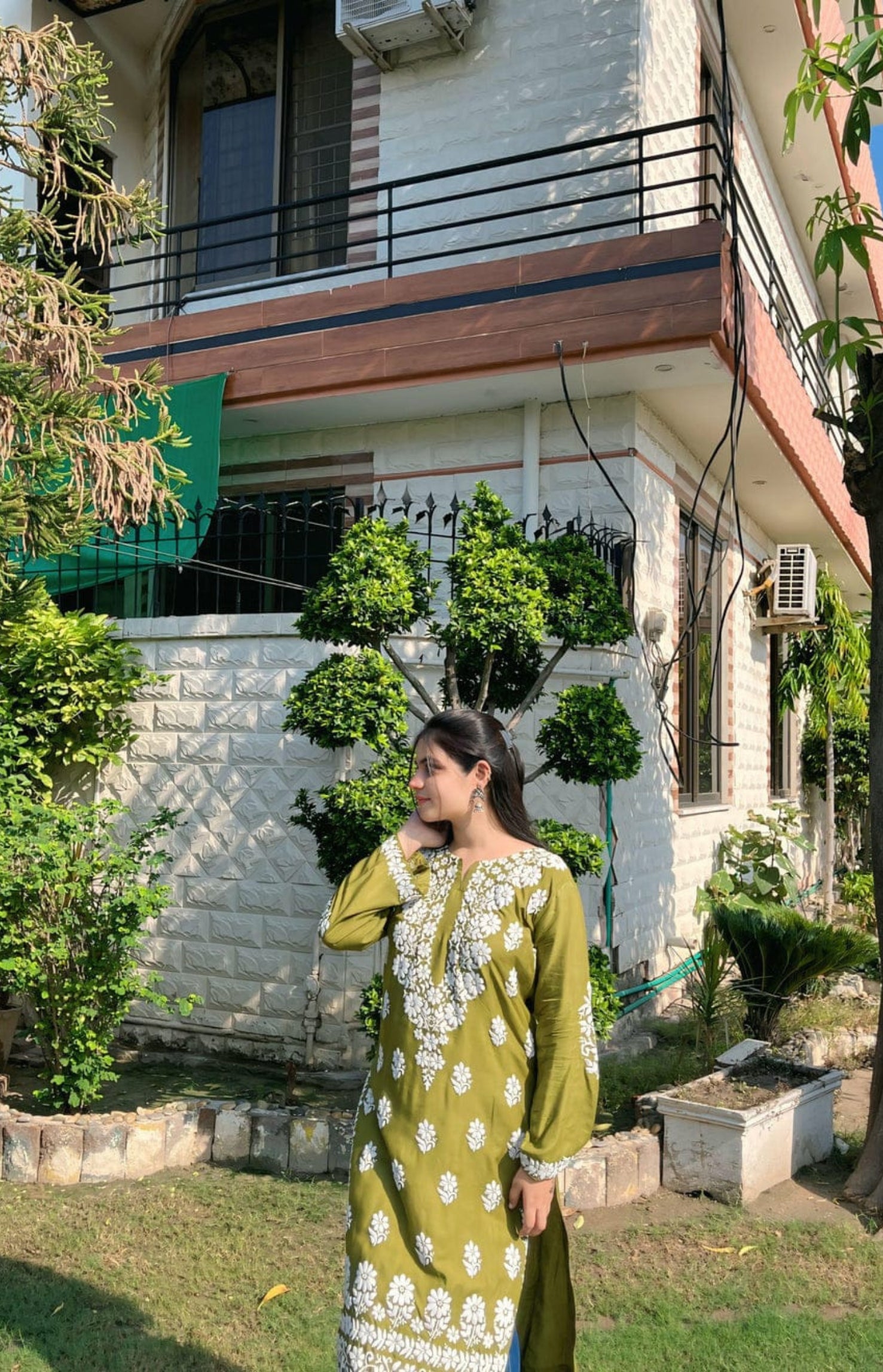 Emily Long Kurti – Foam Print