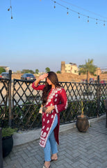 Emily Long Kurti – Foam Print
